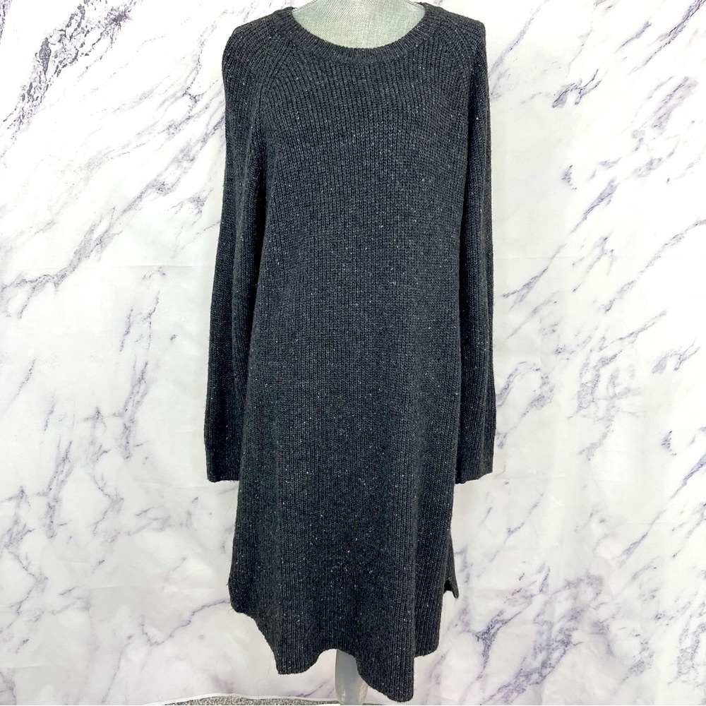Madewell | Wool Donegal Thunder Sweater Dress | Sz XL